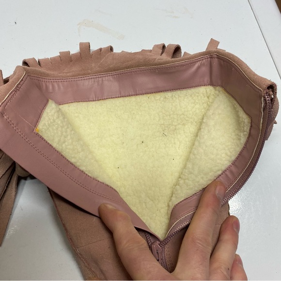 Ecco pink suede boots - Picture 4 of 4